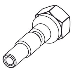 Tece drainway Adapter für Hochdruckreiniger, Stecknippel D 10mm, Adapter für Kränzle... TECE-694003 4027255133341 (Abb. 1)