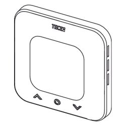 Tece floor Wi-Fi Slave Raumthermostat, Weiß, 77410069... TECE-77410069 4027255135017 (Abb. 1)