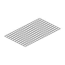 Tece floor Trägermatte 100/100, 2,52m2, LxBxH 1200x2100x3mm, blankgezogenem Stahl... TECE-77540010 4027255027923 (Abb. 1)