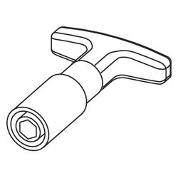 Tece logo-Push Handgriff für Kalibrier- und Anfaswerkzeug Dimension 16-63mmmm... TECE-8760000 4027255020658 (Abb. 1)