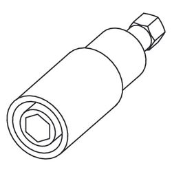 Tece logo-Push Wechselaufnahme für Kalibrier- und Anfaswerkzeug Dimension 16-63mm... TECE-8760005 4027255024762 (Abb. 1)