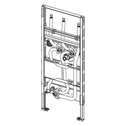 Tece profil Waschtischmodul zur asymmetrischen Montage für Durchlauferhitzer und Waschtis... TECE-9310024 4027255131538 (Abb. 1)