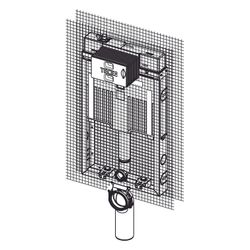 Tece box WC-Modul mit Octa II Spülkasten 8cm für Wand-WC, Bauhöhe 1075mm... TECE-9370501 4027255084629 (Abb. 1)