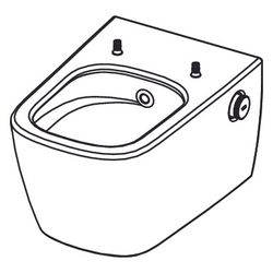 Tece neo Dusch-WC, Warm- und Kaltwasser, Weiß... TECE-9700205 4027255098718 (Abb. 1)