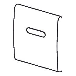 Tece elektronische Urinalbetätigung planus, Chrom glänzend... TECE-9820086 4027255012455 (Abb. 1)