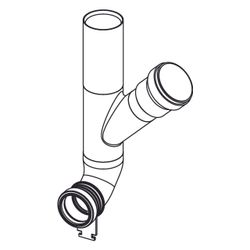 Tece Spülrohr mit Geruchsabs. AbzweInnengewinde DN 50... TECE-9820127 4027255017351 (Abb. 1)