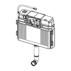 Tece Uni-Spülkasten für Tece lux Module... TECE-9820575 4027255088962 (Abb. 1)