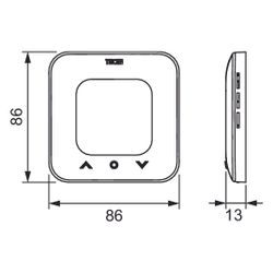 Tece floor Wi-Fi Master Regelset, Weiß, 77410068... TECE-77410068 4027255135024 (Abb. 1)