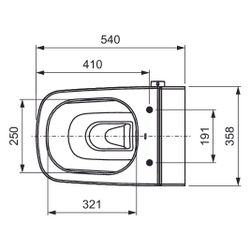 Tece one Set Dusch-WC Kaltwasseranschluss und Dusch-WC/WC Sitz mit Deckel classic... TECE-9700212 4027255131255 (Abb. 1)