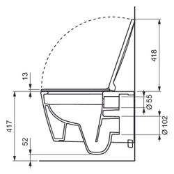 Tece one Set Warm-/Kaltwasser und Dusch-WC/WC Sitz Tece neo/one mit Deckel slim... TECE-9700213 4027255098862 (Abb. 1)