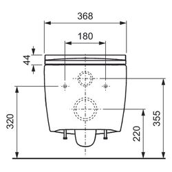 Tece neo Set ohne Duschfunktion und Dusch-WC/WC-Sitz Tece neo/one mit Deckel slim... TECE-9700215 4027255098893 (Abb. 1)