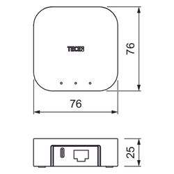 Tece Gateway, Datenschnittstelle zwischen Tece-Hygienespülungen und der smartconnect Web-... TECE-9810013 4027255131347 (Abb. 1)