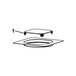 Tece drainpoint S Rostrahmen 100x100mm inklusive Fliesenträger rahmenlos, Edelstahl... TECE-3660016 4027255044128 (Abb. 1)
