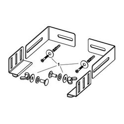 Tece drainline Evo Wandhalterung zur Anbindung über den Bauzeitschutz... TECE-660021 4027255090903 (Abb. 1)