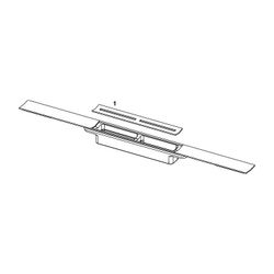 Tece drainprofile Duschprofil 900mm, Edelstahl gebürstet... TECE-670900 4027255059849 (Abb. 1)