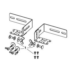 Tece drainprofile Wand oder Bodenmontagehalter für alle Drainprofile Abläufe... TECE-674001 4027255081871 (Abb. 1)