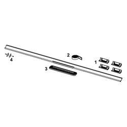 Tece drainway Duschprofil mit farbiger Oberfläche, 1100mm, Bronze gebürstet... TECE-691140 4027255131743 (Abb. 1)
