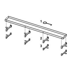 Tece drainline Designrost steel Edelstahl mattweiß beschichtet für 900mm Duschrinne... TECE-600986 4027255095779 (Abb. 1)