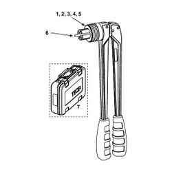Tece flex Rohraufweitzange manuell Typ RAZ-V, inklusive Aufweitköpfe Dimension 16-32mmmm... TECE-720056 4027255002654 (Abb. 1)