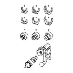 Tece flex Presswerkzeug PMA 40 63, Koffer mit Pressgabeln + Aufweitsatz Dimension 40-63mmm... TECE-720170 4027255011090 (Abb. 1)