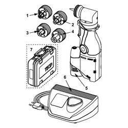 Tece RazFaz kompakt Akkuaufweitwerkzeug Tece flex mit Aufweitköpfen, Dimension 16-32mm, im... TECE-720240 4027255130609 (Abb. 1)