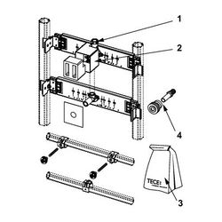 Tece profil Anschlusseinheit für Urinal mit Tece Spülergehäuse... TECE-9020038 4027255011403 (Abb. 1)