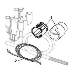 Tece flushpoint pneumatische Fernauslösung für Spülkästen mit Ablaufv. A 2, Rohbauset... TECE-9240976 4027255085046 (Abb. 1)