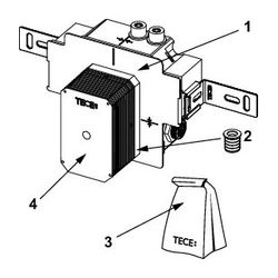 Tece box Urinalspülergehäuse U 2... TECE-9370040 4027255042100 (Abb. 1)