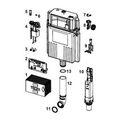 Tece Compact 320-Spülkasten... TECE-9820107 4027255094833 (Abb. 1)