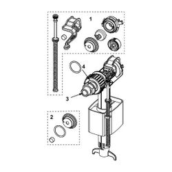 Tece Füllventil F 10 Universal... TECE-9820353 4027255058743 (Abb. 1)