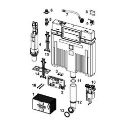 Tece Spülkasten Octa II... TECE-9820565 4027255086647 (Abb. 1)