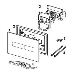 Tece lux Mini, Glas Weiß glänzend... TECE-9240960 4027255056084 (Abb. 1)