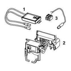 Tece planus WC-Fernauslösung Funk für Stützklappgriffe, 230/12 V-Netz... TECE-9240355 4027255016132 (Abb. 1)