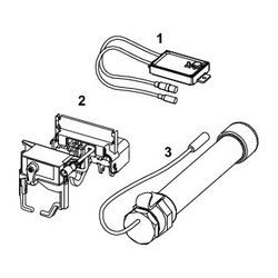 Tece planus WC-Fernauslösung Funk für Stützklappgriffe, 6 V-Batterie... TECE-9240354 4027255016125 (Abb. 1)