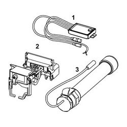 Tece planus WC-Fernauslösung kabelgebunden Elektrotaster 6 V-Batterie... TECE-9240356 4027255016149 (Abb. 1)