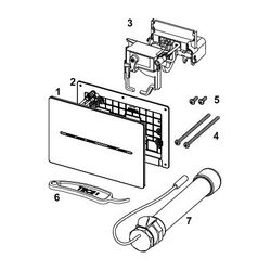 Tece solid WC-Elektronik 6 V-Batterie, Chrom glänzend... TECE-9240461 4027255082885 (Abb. 1)