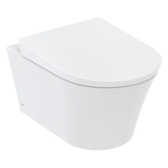 TOTO WC-Sitz GP, extra flach, abnehmbar, mit Edelstahlscharnieren und Absenkautomatik, Ureaharz, Weiß, TC524EU