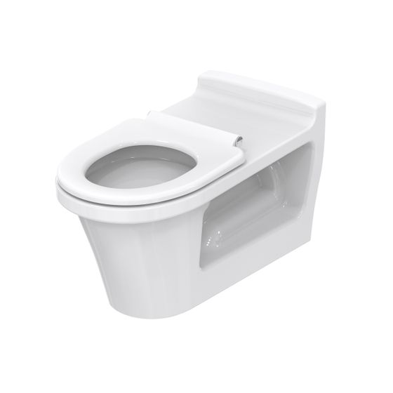 TOTO CF Tiefspül-Wand-WC, randlos, barrierefrei, Tornado Flush-Düsenspülung, Keramik Cefiontect, Weiß