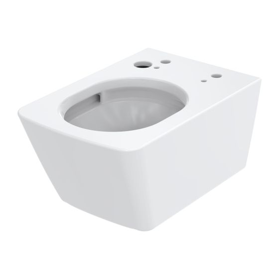TOTO SP Tiefspül-Wand-WC, randlos, revidierte Befestigung, für SX und SW Washlet, Keramik Cefiontect, Weiß