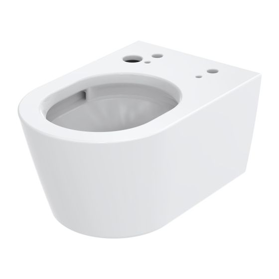 TOTO RP Tiefspül-Wand-WC, randlos, revidierte Befestigung, für RX und RW Washlet, Keramik Cefiontect, Weiß