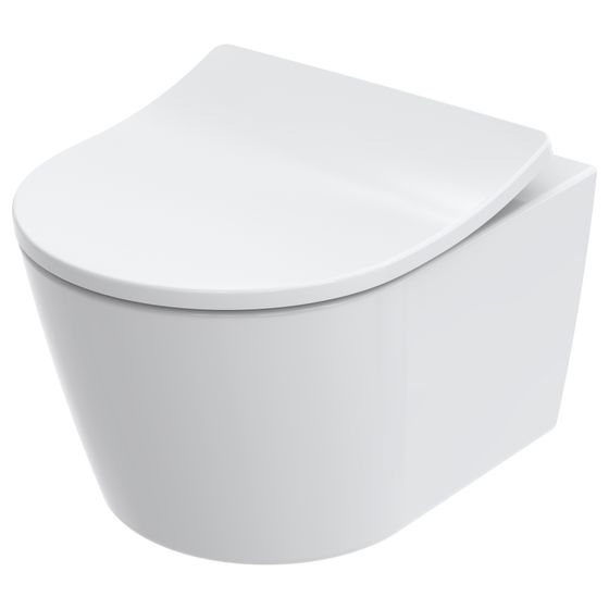 TOTO RP Tiefspül-Wand-WC compact, randlos, Tornado Flush-Düsenspülung, Keramik Cefiontect, Weiß