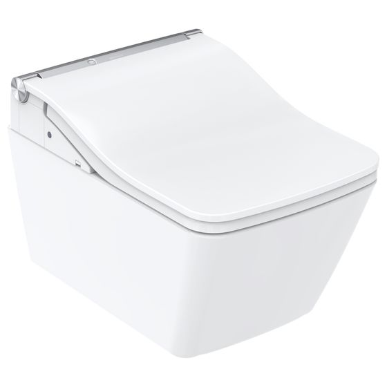 TOTO Washlet SW Dusch-WC mit Fernbedienung, EWATER plus und Entkalkungsfunktion, Ureaharz/Thermoplast, Weiß