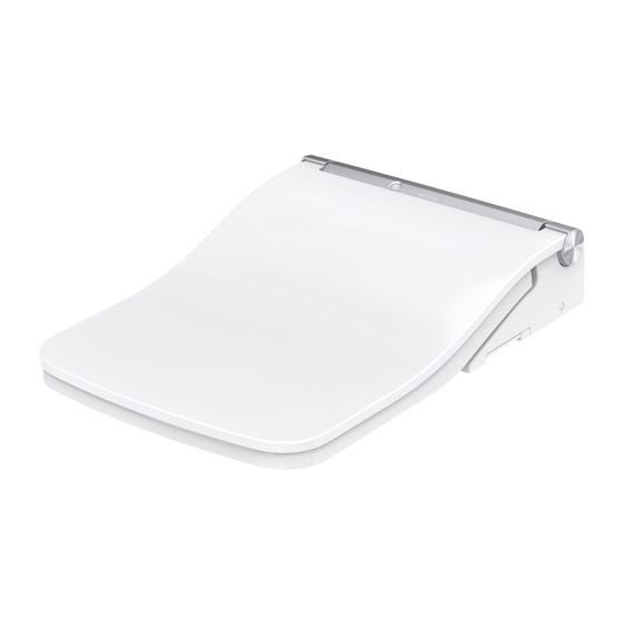 TOTO Washlet SW Dusch-WC mit Fernbedienung, EWATER plus, auto flush und Entkalkungsfunktion, Ureaharz/Thermoplast, Weiß