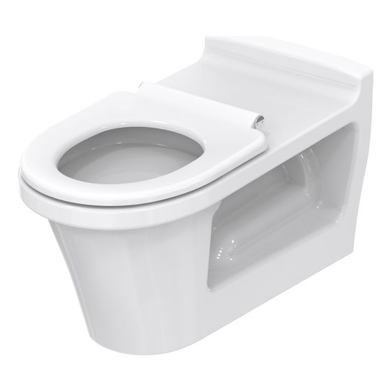 TOTO CF Tiefspül-Wand-WC, randlos, barrierefrei, Tornado Flush-Düsenspülung, Keramik Cefiontect, Weiß