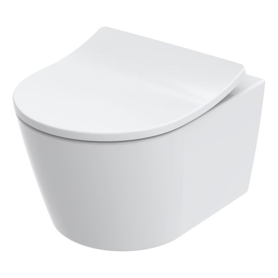 TOTO RP Tiefspül-Wand-WC compact, randlos, Tornado Flush-Düsenspülung, Keramik Cefiontect, Weiß