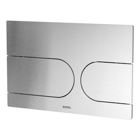 TOTO Drückerplatte für Neorest WX, Aluminium gebürstet, für Vorwandelement Washlet mit automatischer Spülung WH182EAT