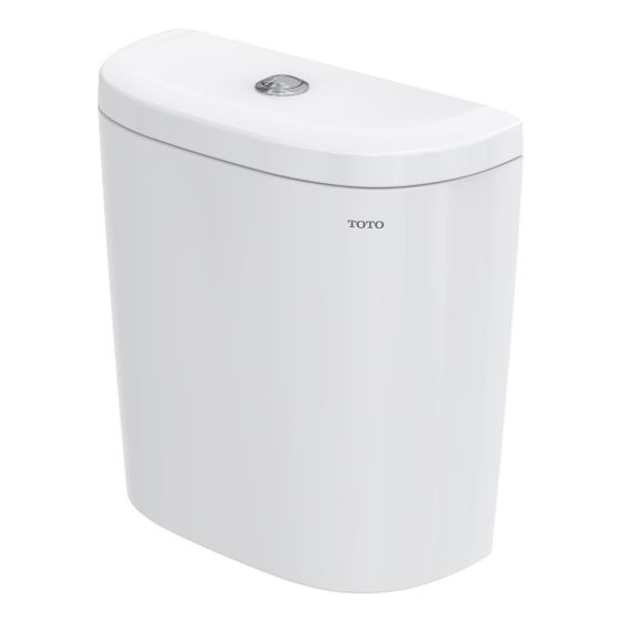 TOTO NC Keramik-Spülkasten, 3/6-Liter-Spülung, Aufsatz, Keramik/Kunststoff, Weiß