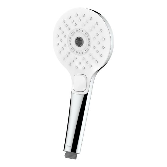 TOTO DaySpa Handbrause d. 110mm rund, mit 3 Strahlarten, Kunststoff verchromt