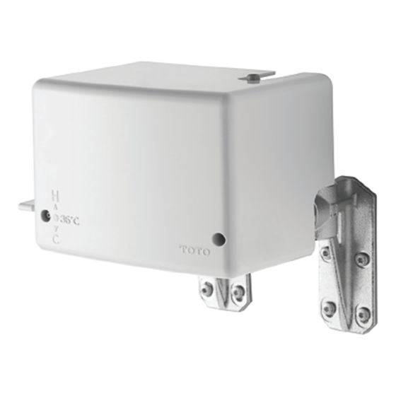 TOTO ZN Steuereinheit, Thermostatmischer für ZN Automatikarmatur, Kunststoff/Messing, Chrom/Weiß, mit Befestigungsmaterial