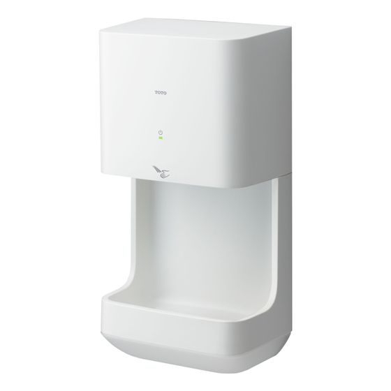TOTO Public Elektronoischer Händetrockner sensorgesteuert, Breite 245mm, Wandmontage Aufputz, 230V, PP-Harz, Weiß